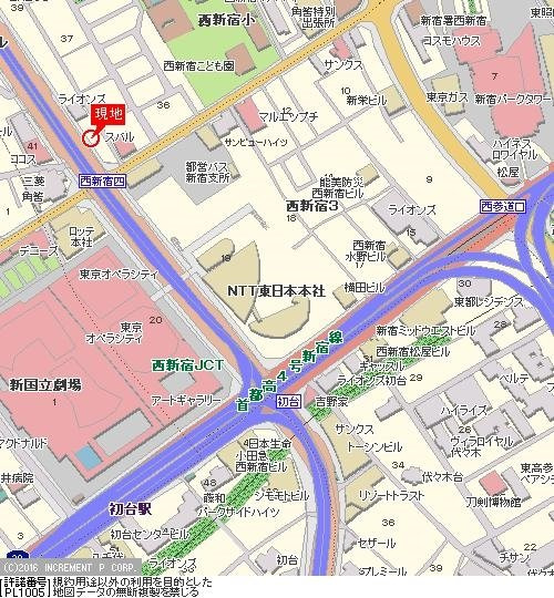 【地図】 | パークウェルツインズ西新宿ノースピア