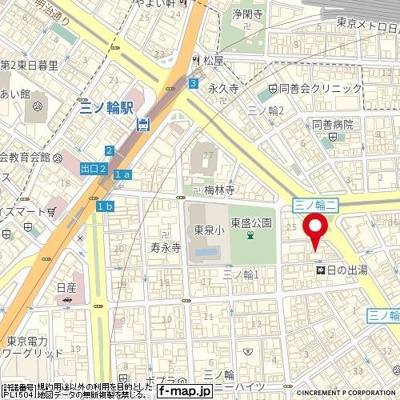 【地図】 | ダイナシティ台東三ノ輪
