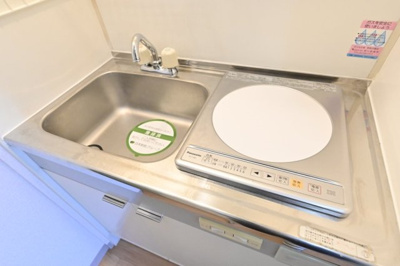 【キッチン】 | パークハイム駒形 | 1口IHコンロ