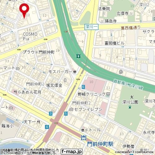 【地図】 | クレアシオン門前仲町