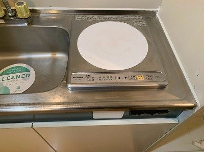 【キッチン】 | スカイコート学芸大学 | 1口IHコンロ