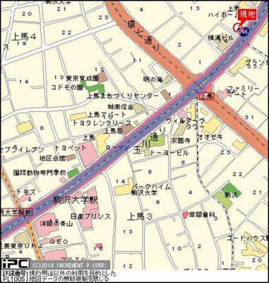 【地図】 | 菱和パレス上馬