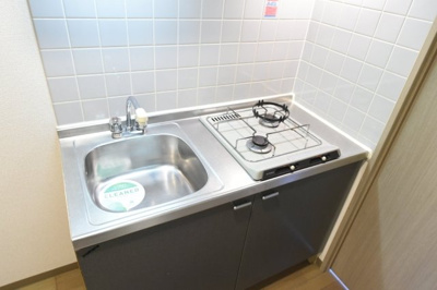 【キッチン】 | ステージファースト三軒茶屋 | システムキッチン（2口ガスコンロ）