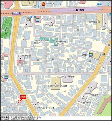 【地図】 | スカイコート中野第二