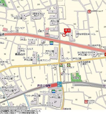 【地図】 | ルーブル芦花公園