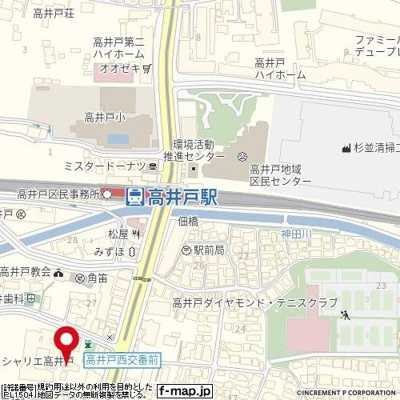 【地図】 | 桜テラス高井戸