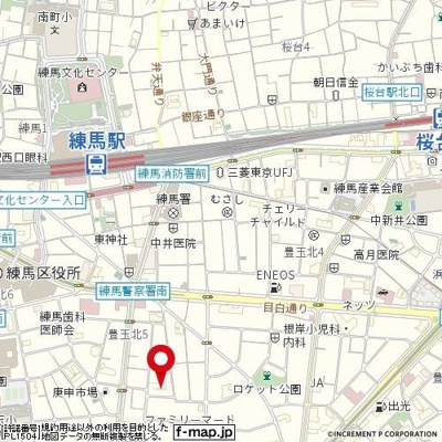 【地図】 | ルーブル豊玉Ⅱ