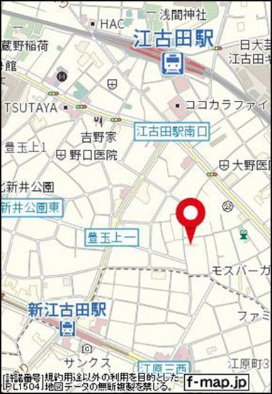 【地図】 | ヴィータローザ江古田