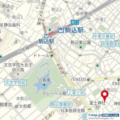 【地図】 | 日神パレステージ本駒込