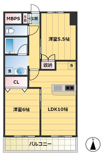 【間取り】 | フローラル東葛西Ⅱ