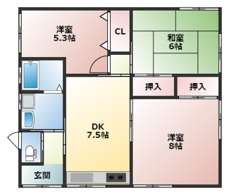 【間取り】 | ジュネス本間