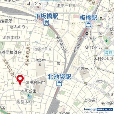 【地図】 | スカイコート池袋第５