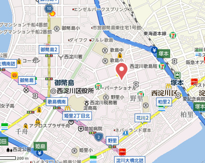 【地図】 | ダイヤパレス塚本Ⅱ番館