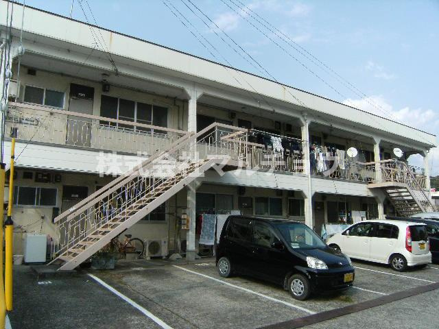 旭ハイツの外観|落ち着いた雰囲気の外観です