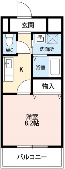 【間取り】 | ジュネス御堂坂　Ａ棟