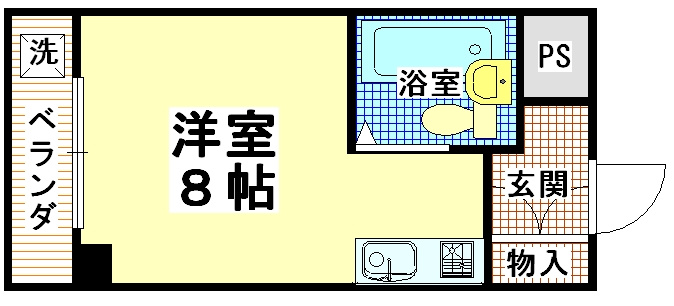 Ｐａｌａｉｓ　ルミエール( 近畿大学 一人暮らし )の間取り