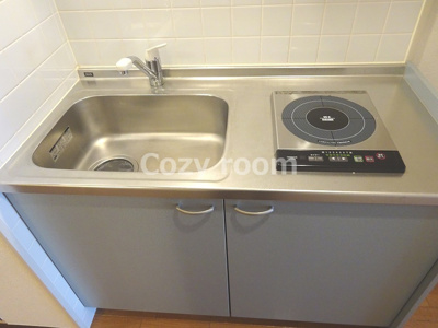 【キッチン】 | リュミエール江坂 | ＩＨ1口クッキングヒーター