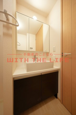ラポールハピネス【キャッシュバック対象物件】の独立洗面台|独立洗面台あり、毎朝おしゃれに忙しい女性の方におすすめです