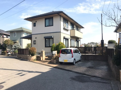 【外観】 | 守谷市美園　中古一戸建　日当たり景観　積水ハウス施工 | 積水ハウス施工の陽当たりの良いお家