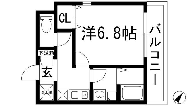 【間取り】 | リーガルコート山本駅前