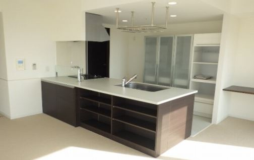 荒川区南千住４丁目の賃貸マンションのキッチン|床オールフローリングになります