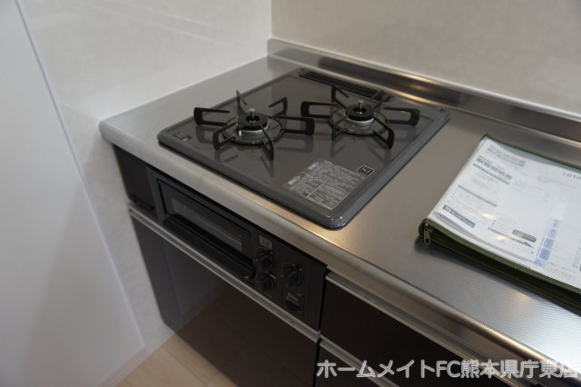 熊本市中央区坪井４丁目のアパートのキッチン