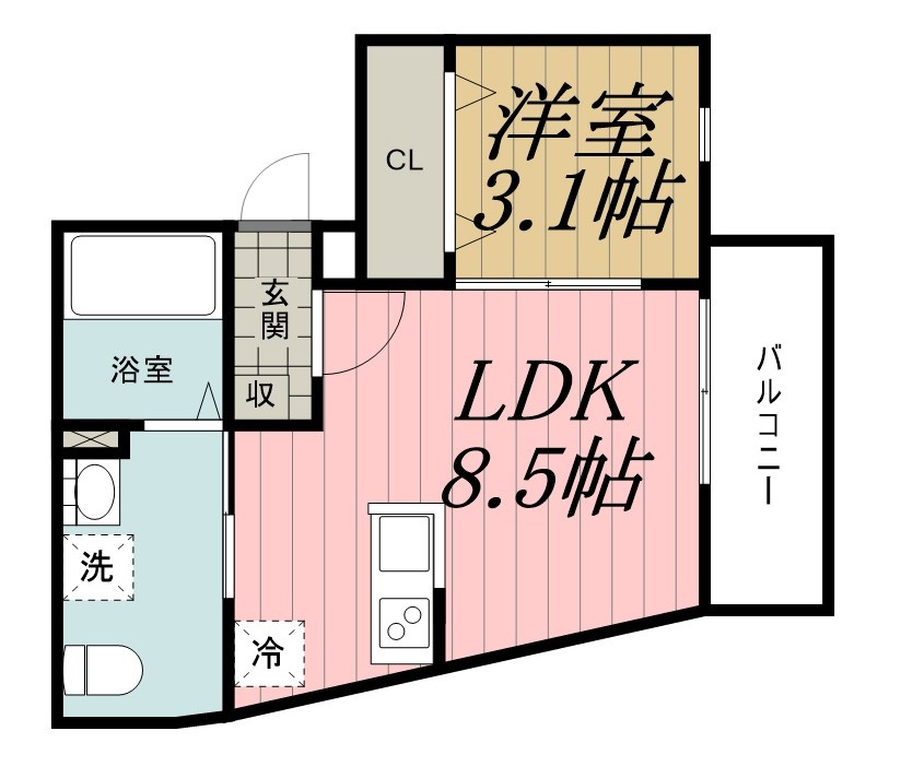 エス本千葉の間取り