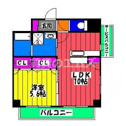 【間取り】 | ラヴェリテ筑紫通りの間取り