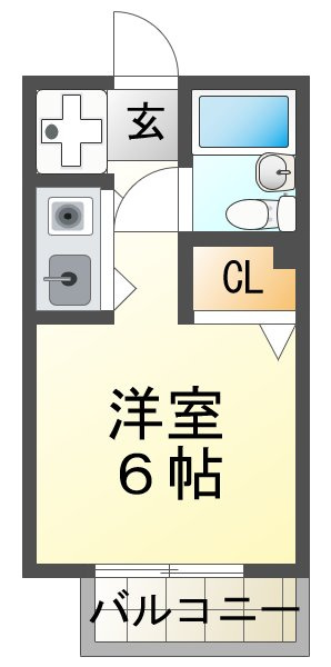 ジュネス福田の間取り