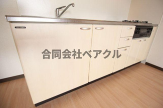 【キッチン】 | ハイツモアライフ | 使いやすいキッチンです