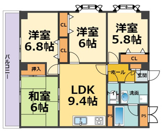 【間取り】 | HACHIBUSE鳴尾【鳴尾小・鳴尾中・鳴尾駅】 | HACHIBUSE鳴尾