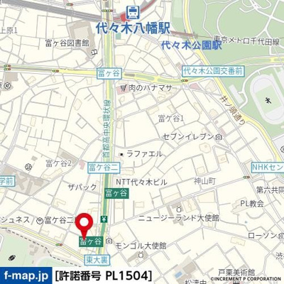 【地図】 | ルーブル渋谷松濤