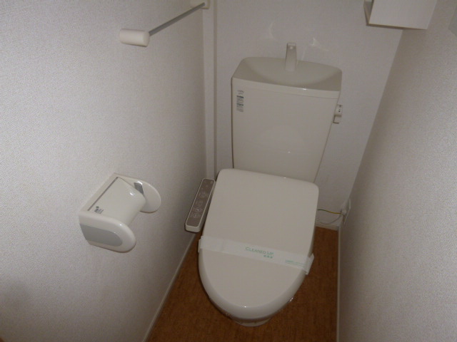 倉敷市連島町鶴新田のアパートのトイレ