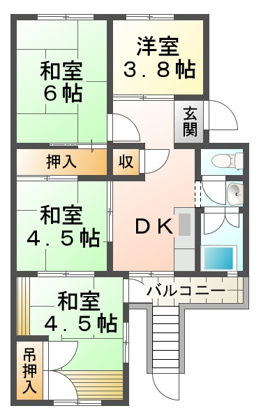 伊川谷（3）の間取り