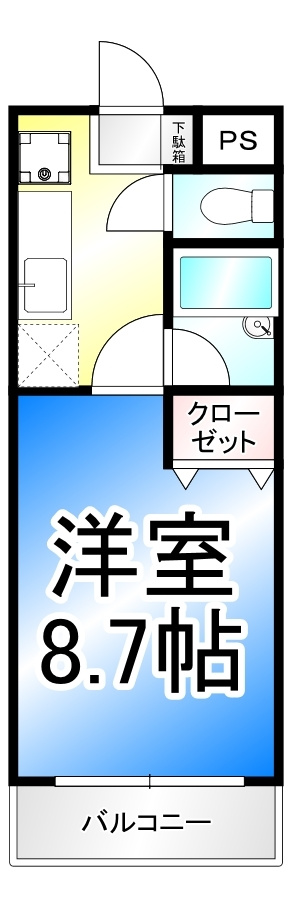 ブラウンヒルズ1番館の間取り