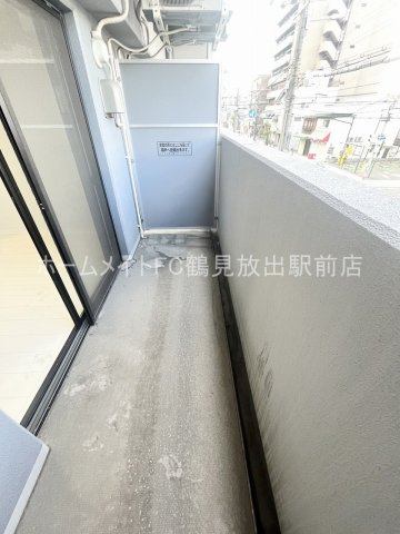 グランツ鶴見のバルコニー