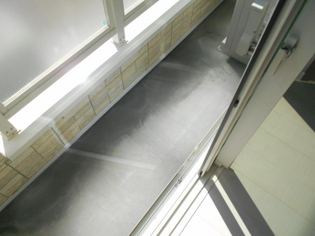 パルトネール市川のバルコニー