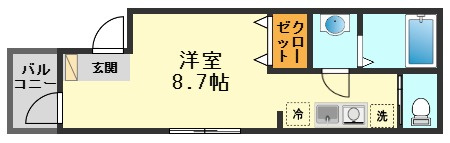 GLADI京成小岩の間取り