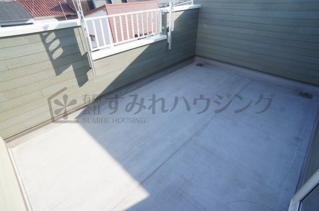 シャレー山手台のバルコニー