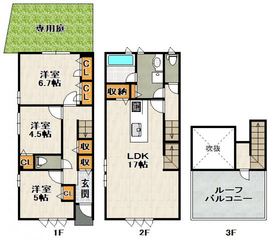 シャレー山手台の間取り