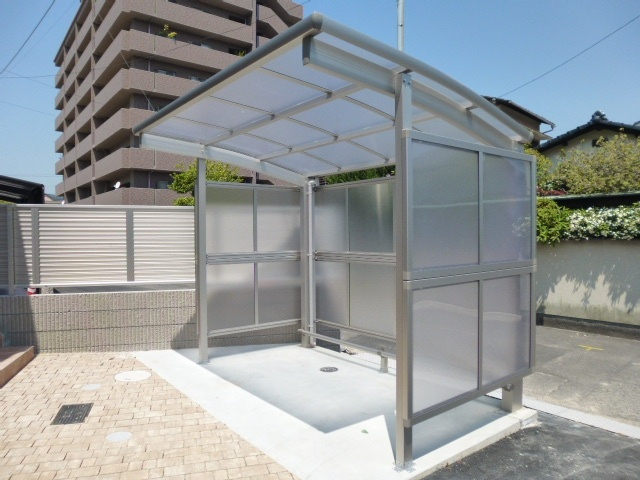 倉敷市日ノ出町１丁目のアパートのその他共用部分|自転車置き場