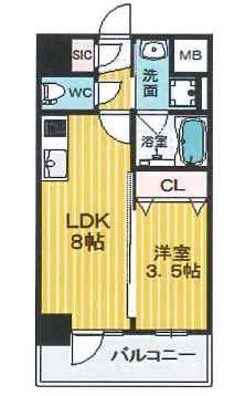【間取り】 | リアライズ布施駅前