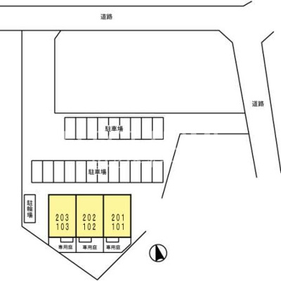 【区画図】 | ベルコリーヌ真宮 | 駐車場があります