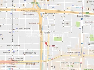 【地図】 | グラマシー心斎橋東(旧ユーカ心斎橋東)
