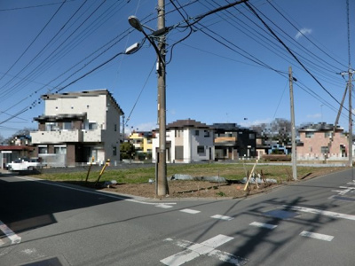 【前面道路含む現地写真】 | 鴻巣市八幡田～建築条件なし売地～