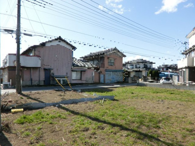 【前面道路含む現地写真】 | 鴻巣市八幡田～建築条件なし売地～