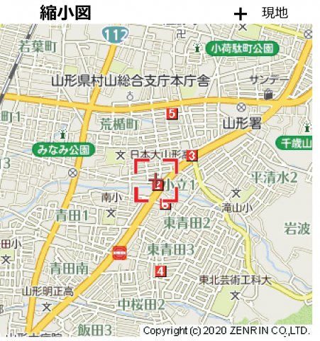 セジュールすみれの地図