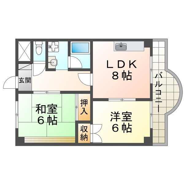 ドリーム寺池の間取り