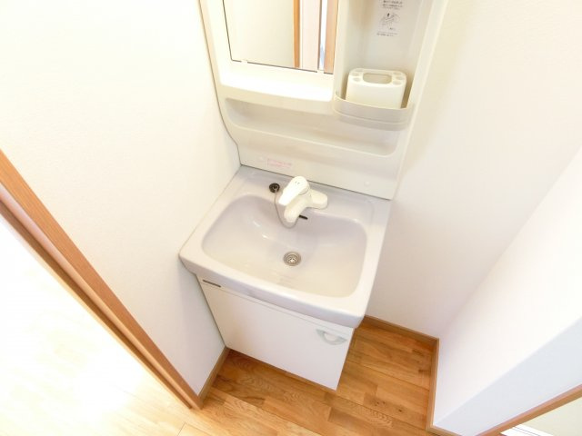 アンソレイユの洗面所