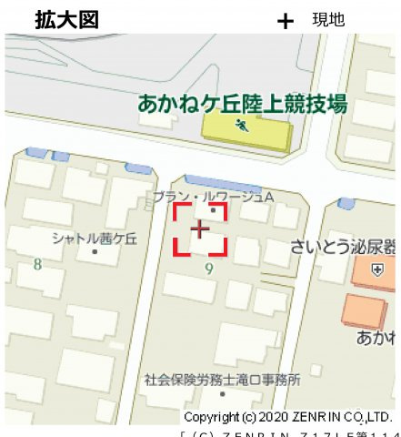 ブラン・ルワージュ　Ｂの地図